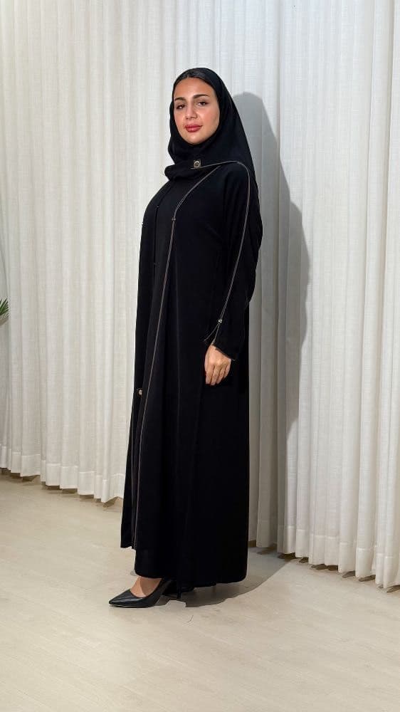 عباية تركيبات ملونه 