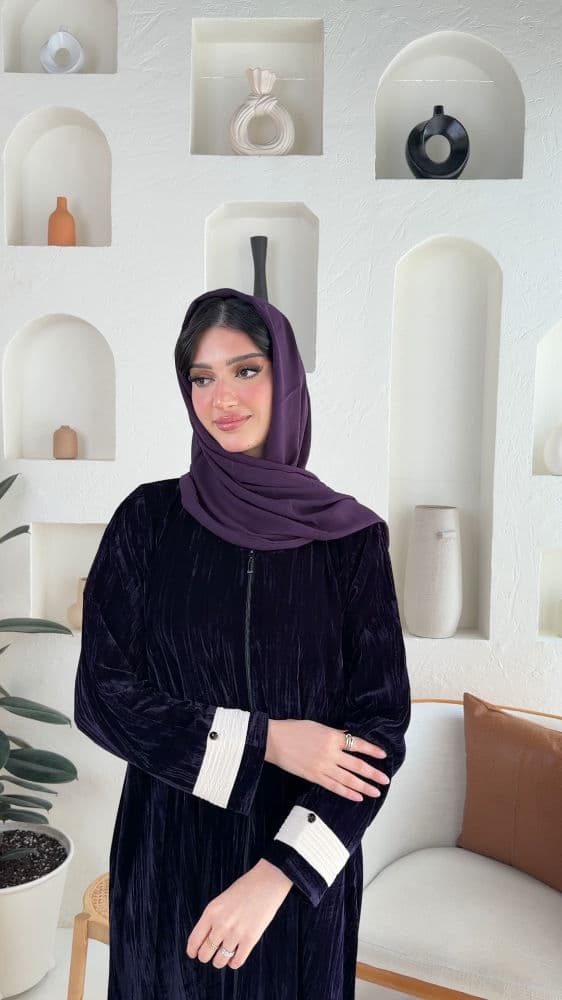 عبايةالمخمل الموف 